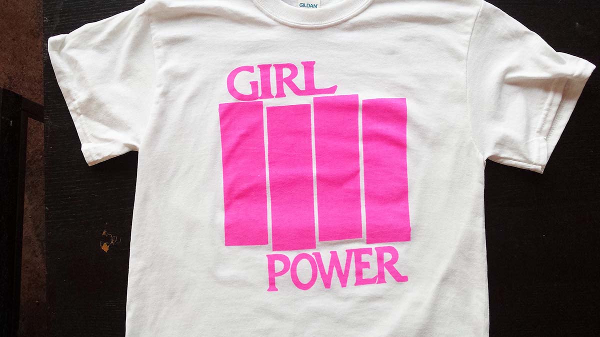 LOOSIES 'Girl Power' t-shirt (Pink)