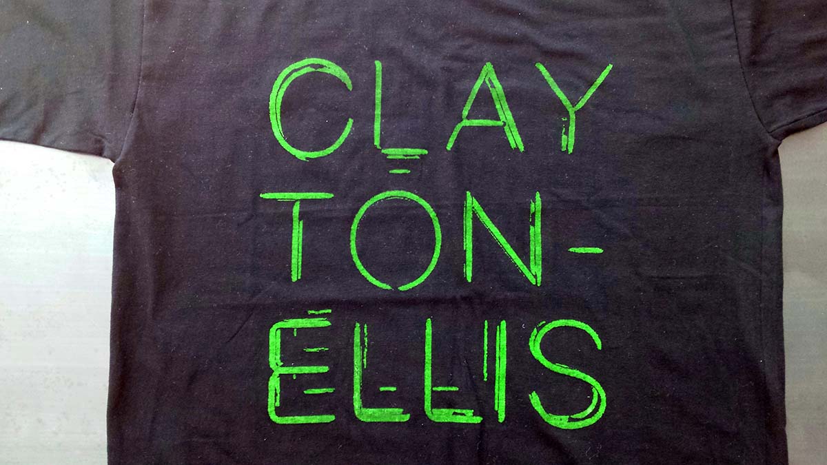 CLAYTON-ELLIS 'LP Cover' t-shirt (Green) 