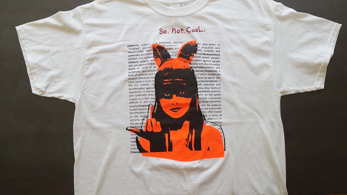 LOOSIES Nightmare 'So.Not.Cool.' t-shirt (Orange)