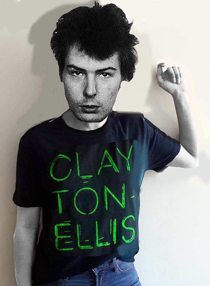 CLAYTON-ELLIS 'LP Cover' t-shirt (Green) 